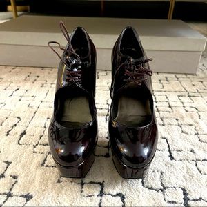 Stuart Weitzman Mary Jane Pumps - Burgundy - LIKE NEW